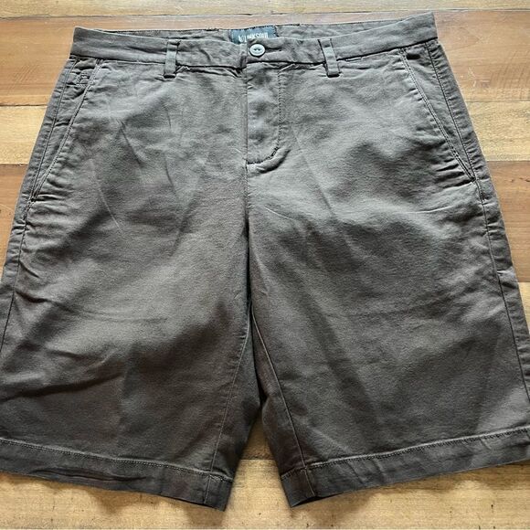 LinkSoul Men’s Brown Khaki Golf Shorts - size 34 - Picture 1 of 6